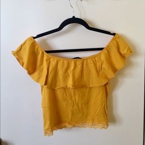 Mustard yellow top